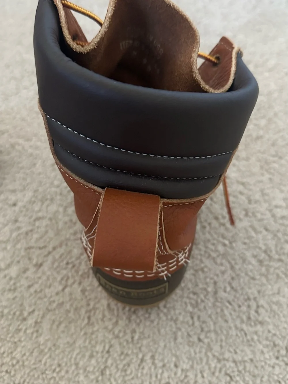 L.L. Bean Men’s Brown and Black Rain & Snow Boots
